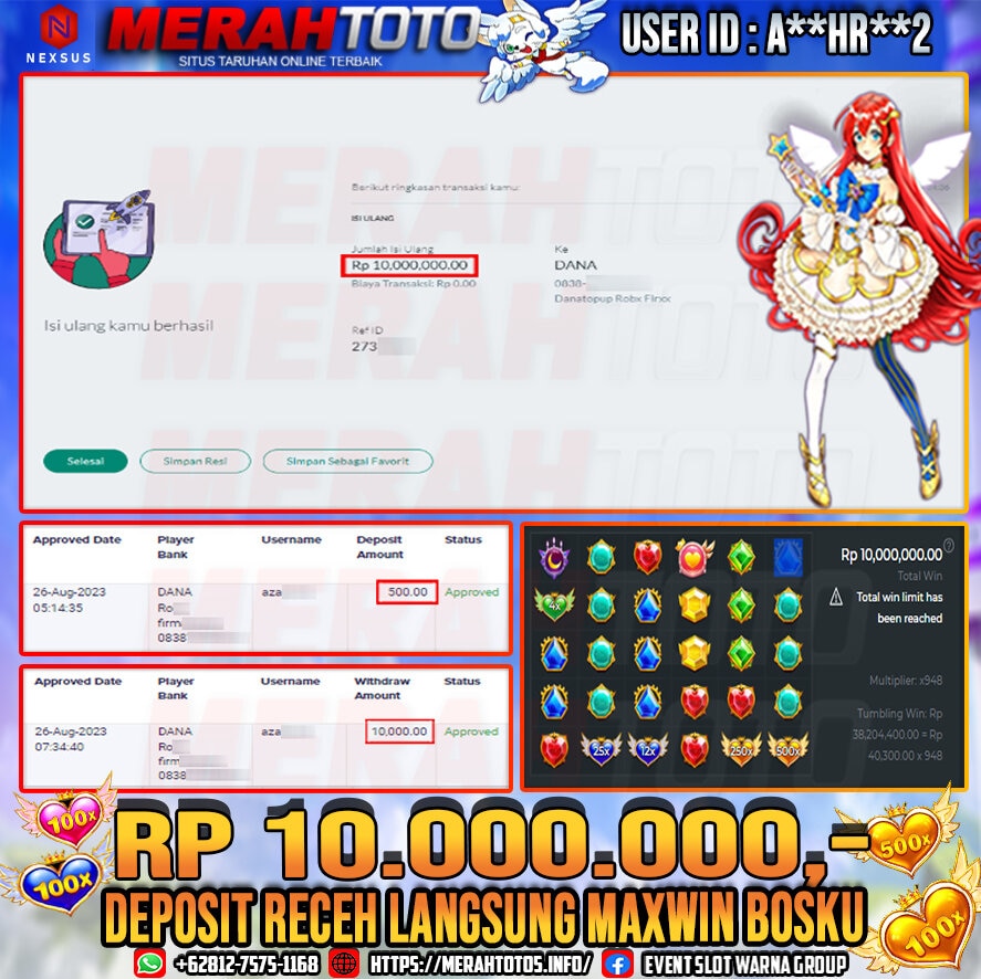 bukti-jp-slot-member-merahtoto-26-agustus-2023-starlight-princees-pragmatic-play