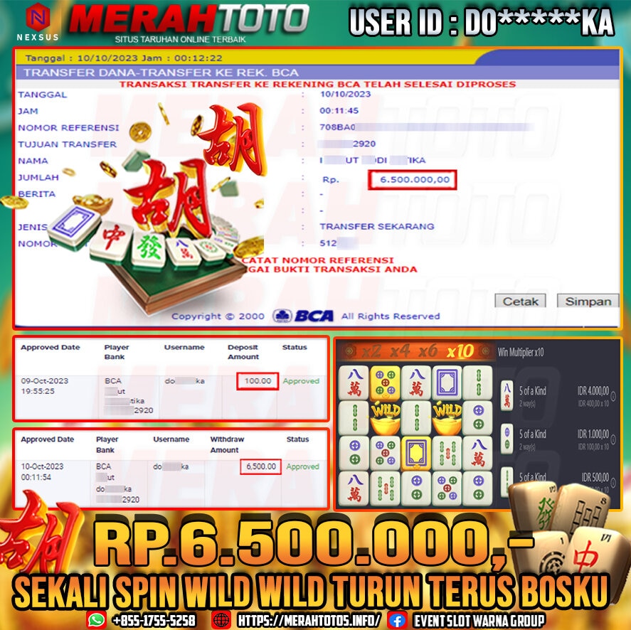 bukti-jp-slot-member-merahtoto-10-oktober-2023-mahjong-ways-pg-slots