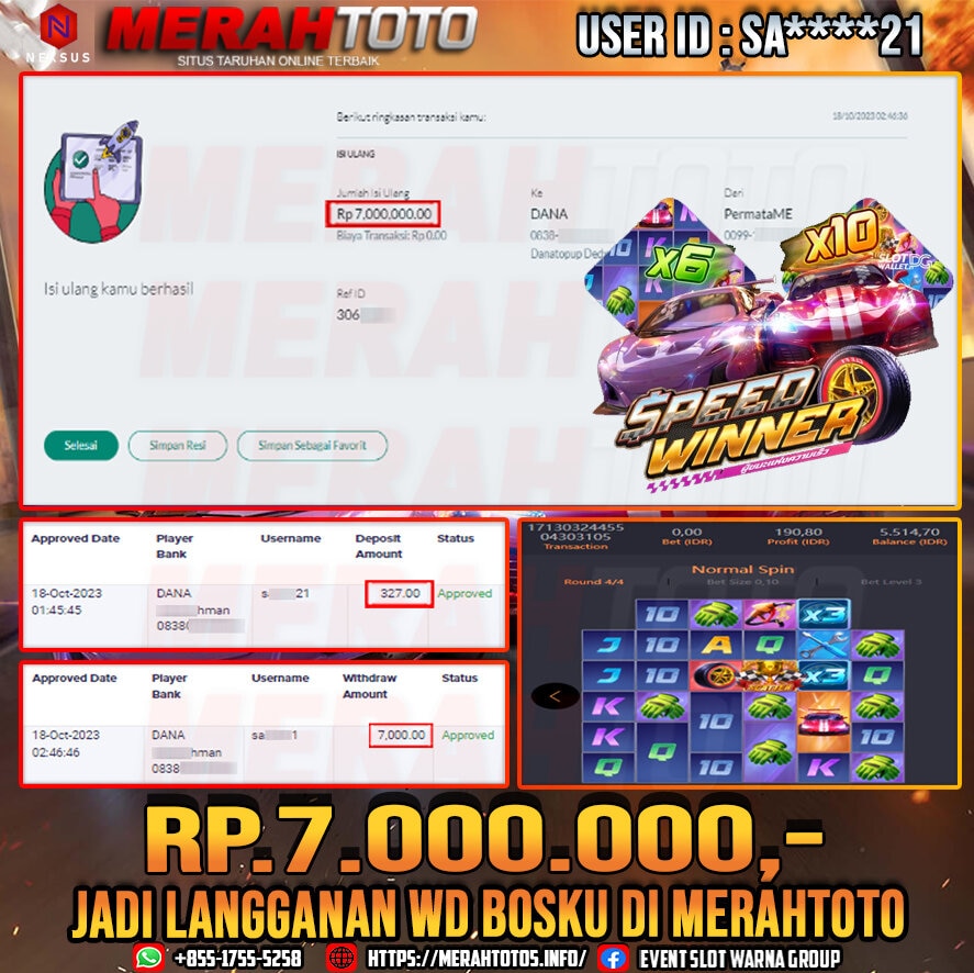 bukti-jp-slot-member-merahtoto-18-oktober-2023-speed-winner-pg-slots