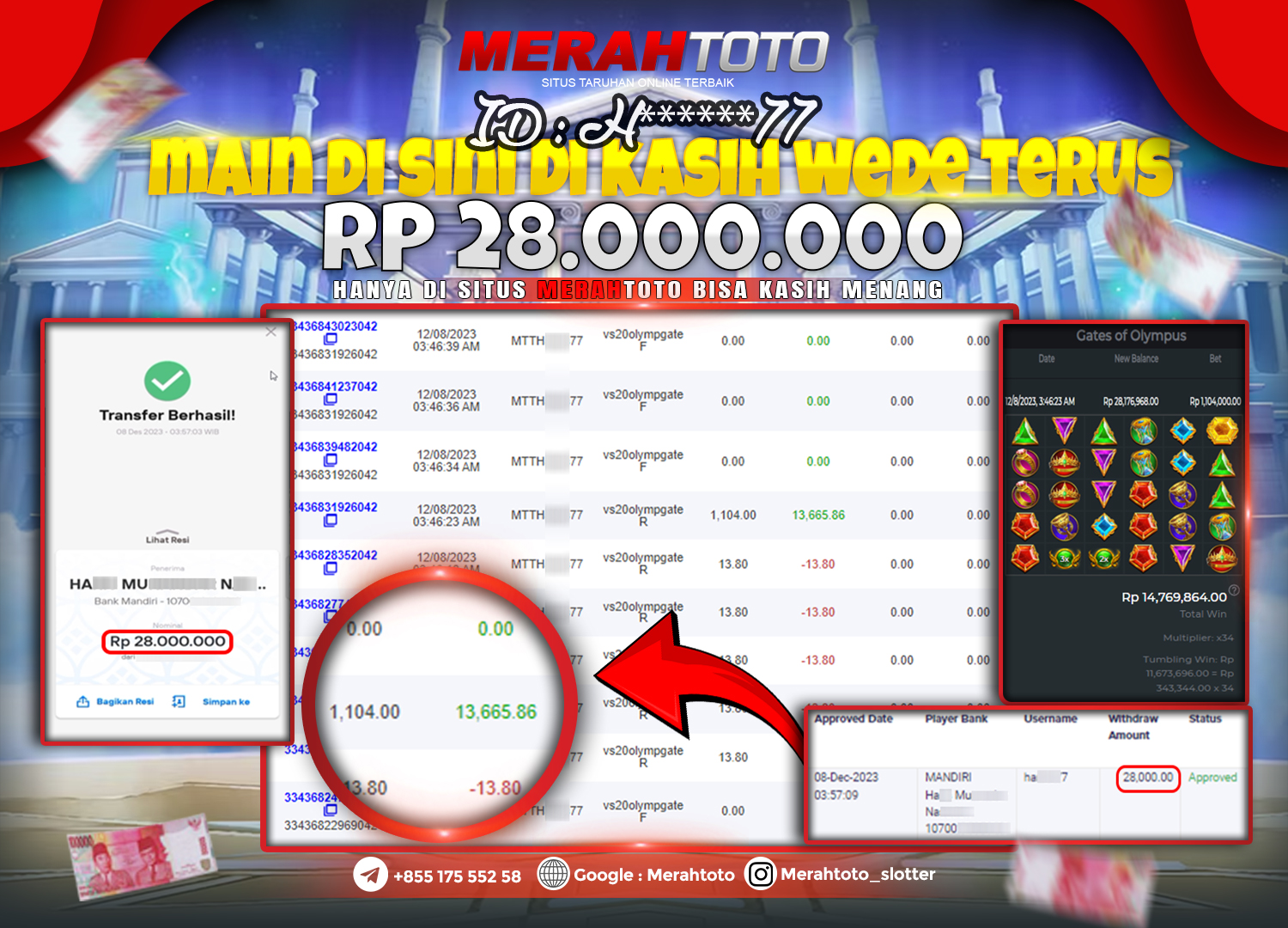 bukti-jp-slot-member-merahtoto-08-december-2023-gates-of-olympus-pragmatic-play